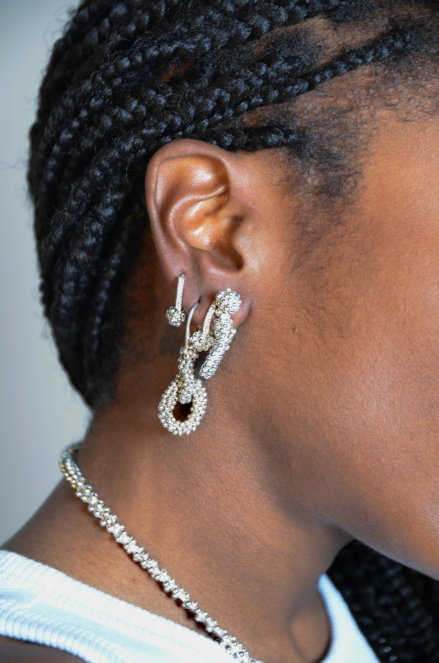 Insieme Earring in Silver