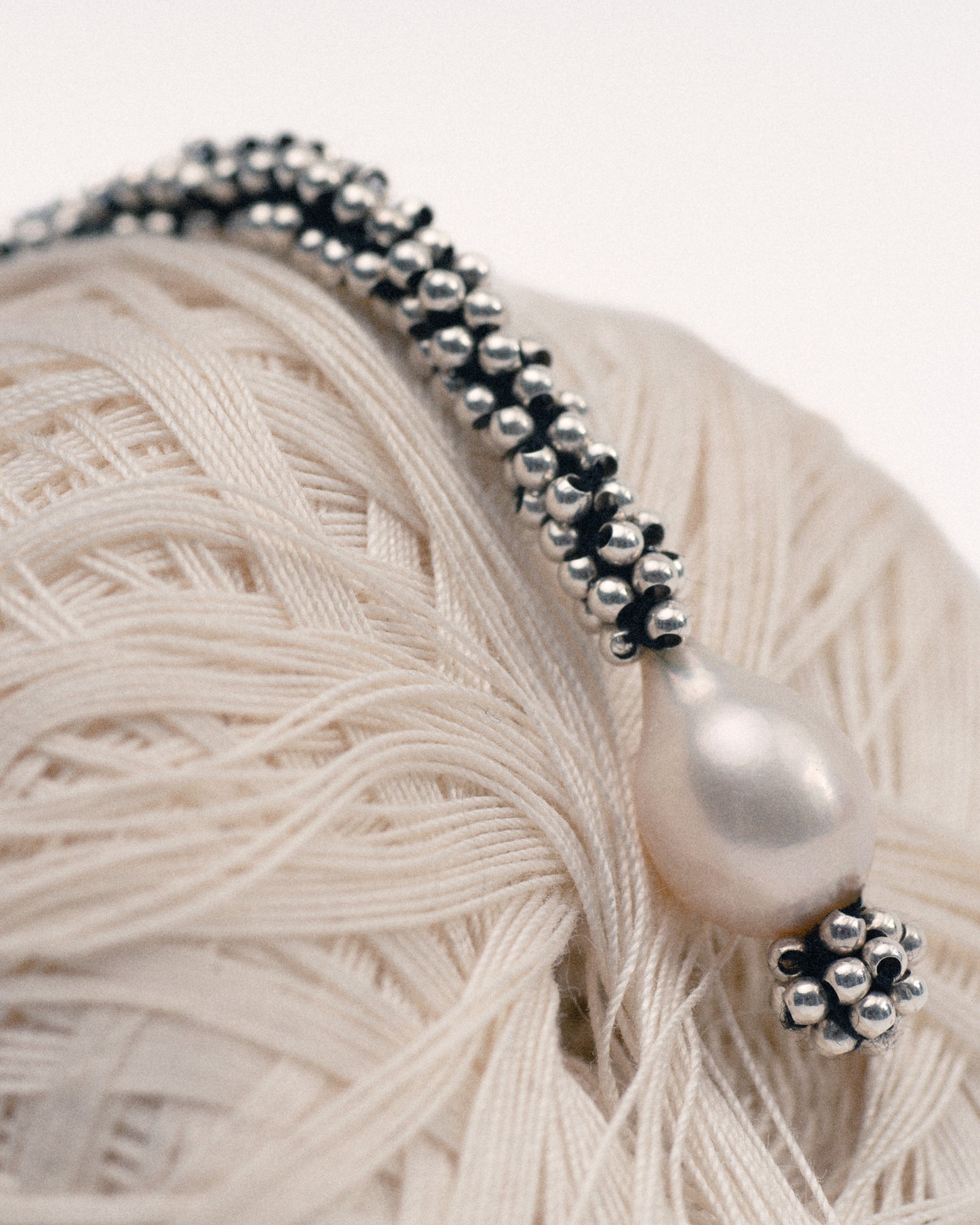 Lacrima earring in Silver