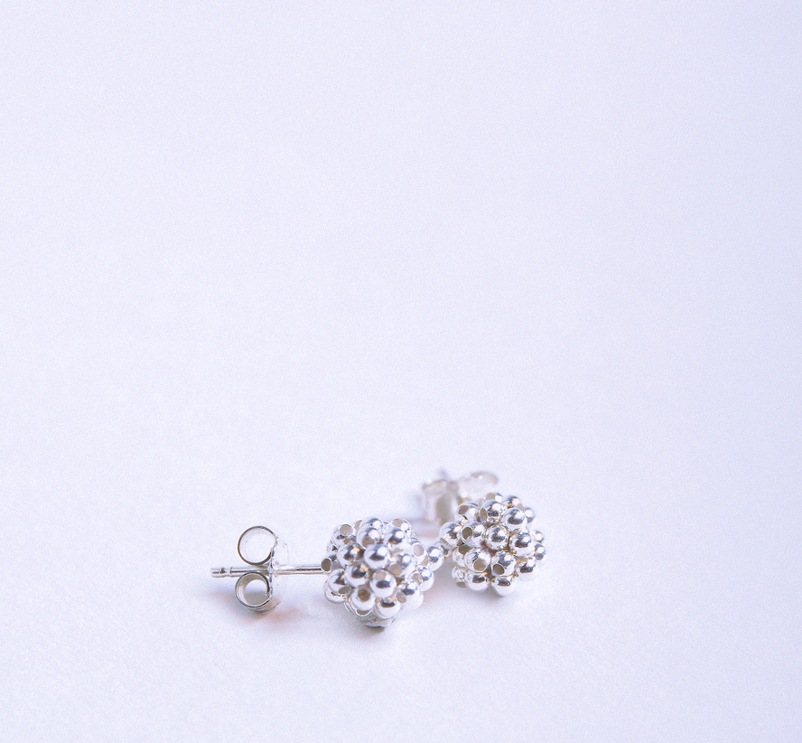 Caviale Stud in Silver