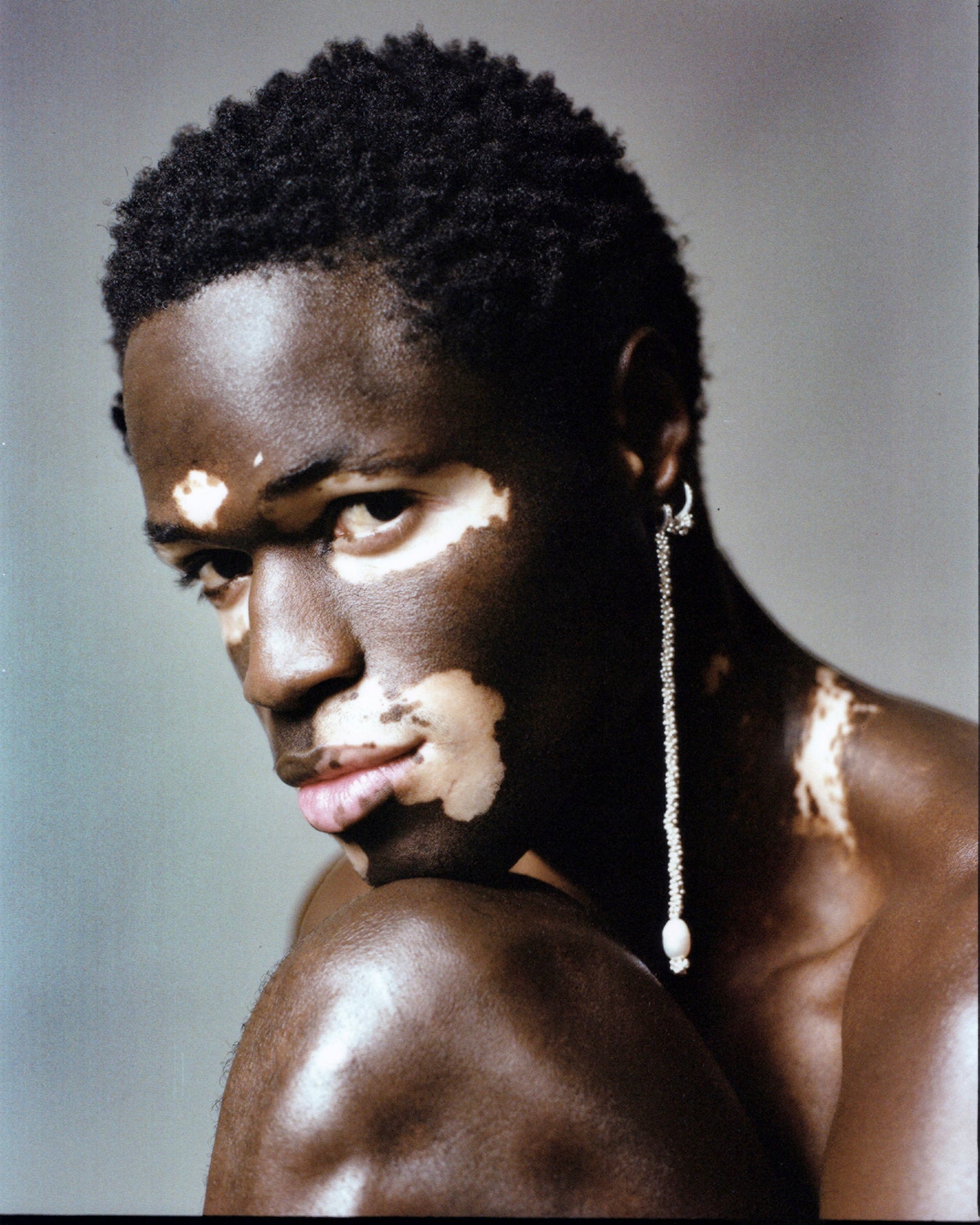 Lacrima earring in Silver