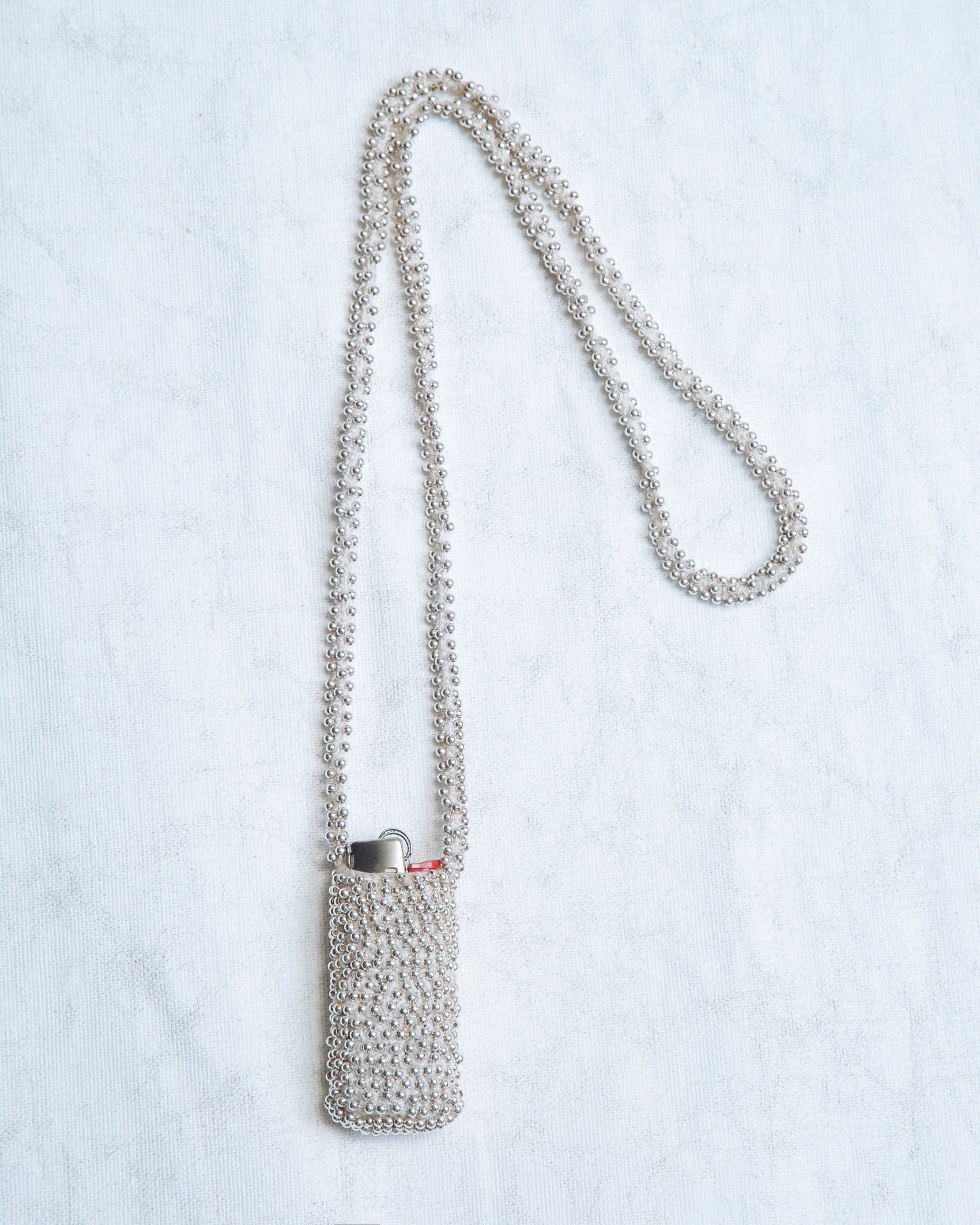 Pietro Necklace lighter holder in Silver