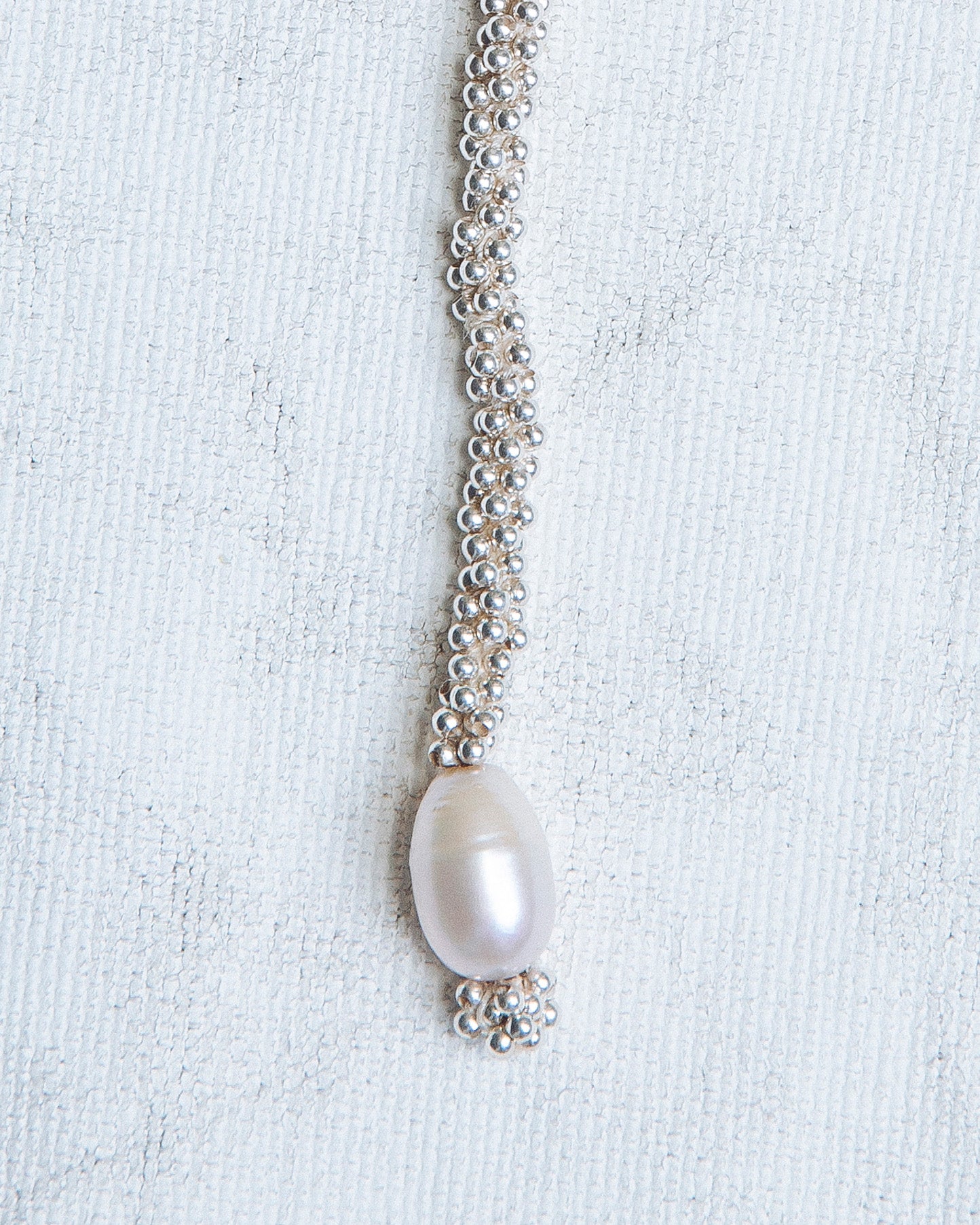 Lacrima earring in Silver