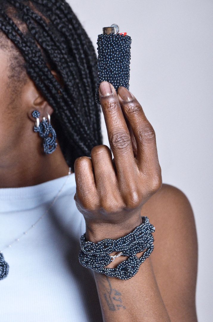 Porta accendino Pietro in vetro