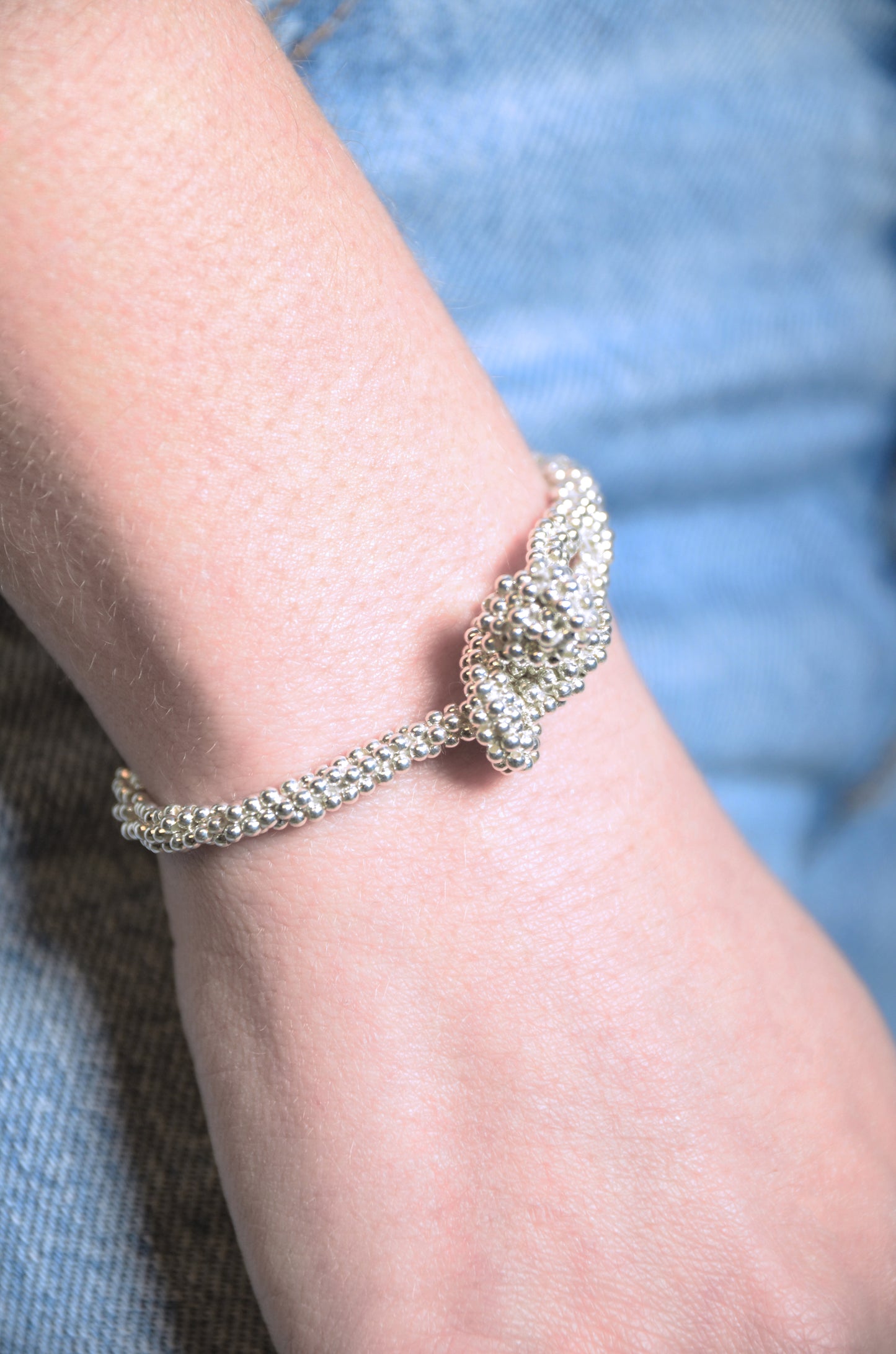 Nodo Bracelet in Silver