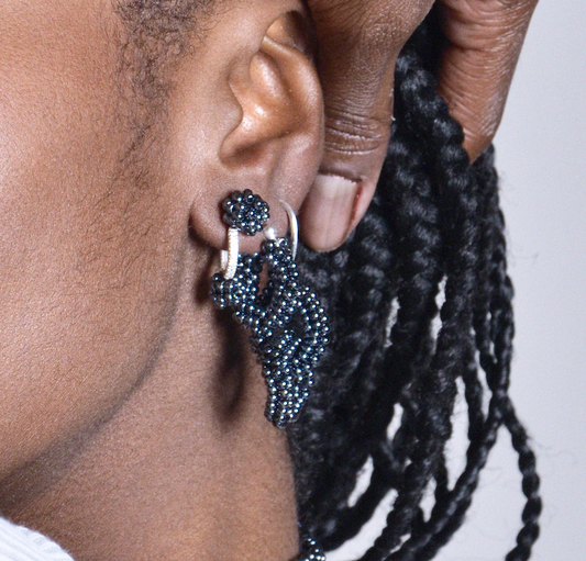 Caviale Stud in Glass