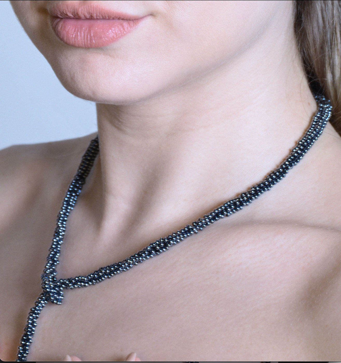Nodo Necklace in Glass